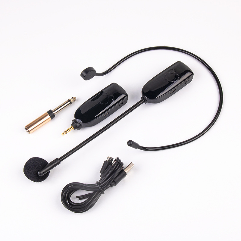 2.4gマイク教育用拡声器ミキサースピーカー2.4gヘッドセットステージ講義用ヘッドマウントBluetoothマイク|undefined