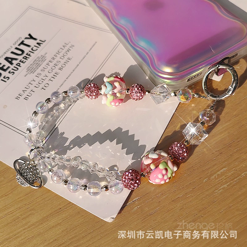 Мобильный телефон, брендовая маленькая короткая цепь, стиль Chanel