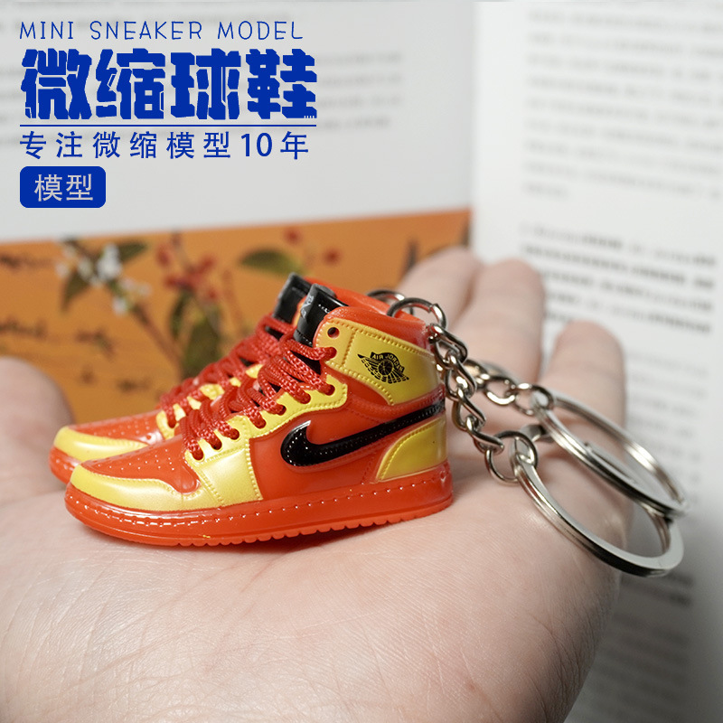 3d three-dimensional shoe model aj key chain ABS material fashion pendant hand-made bag mini tremolo ins live pendant 3d three-dimensional shoe model aj key chain ABS material fashion pendant hand-made bag mini tremolo ins live pendant