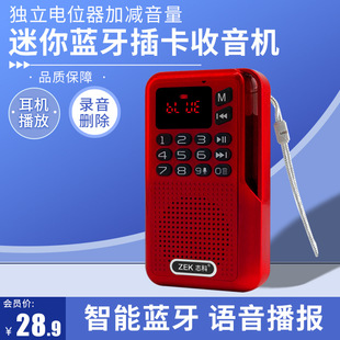 Zhike K98 radio for the elderly New recording Bluetooth portable charging mini audio small card speaker
