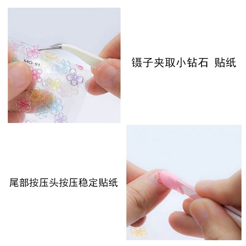 Juego de cuatro piezas de pretratamiento de lijado de piel muerta para uñas