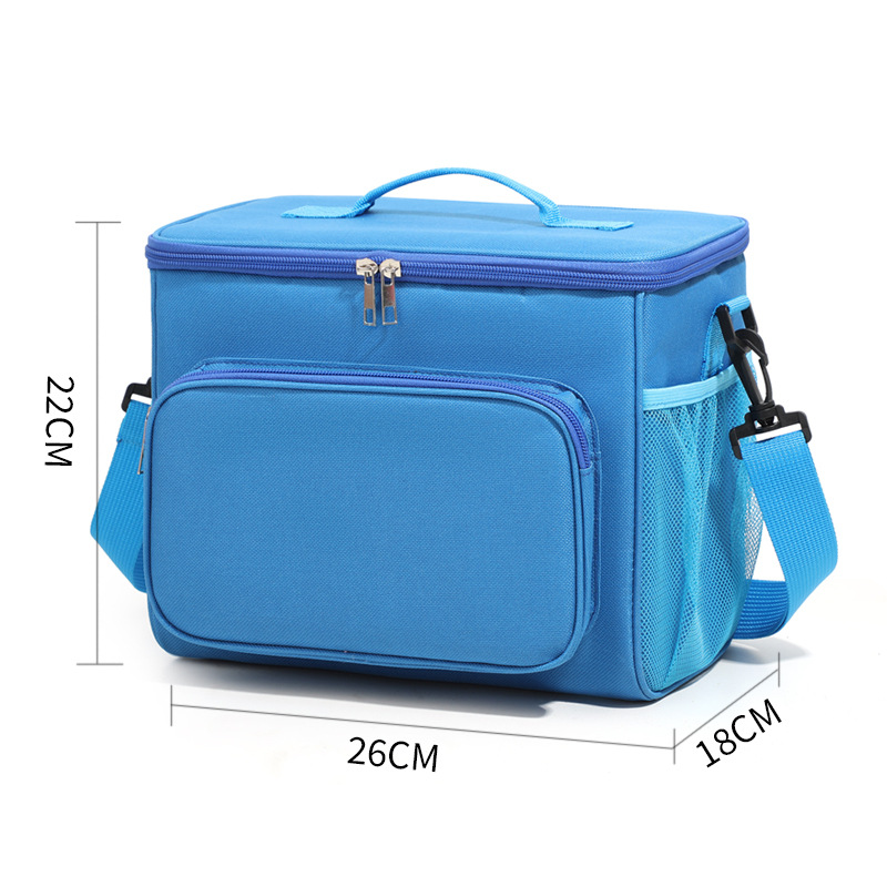 3겹 흰색 필름 사파이어 블루 아이스백