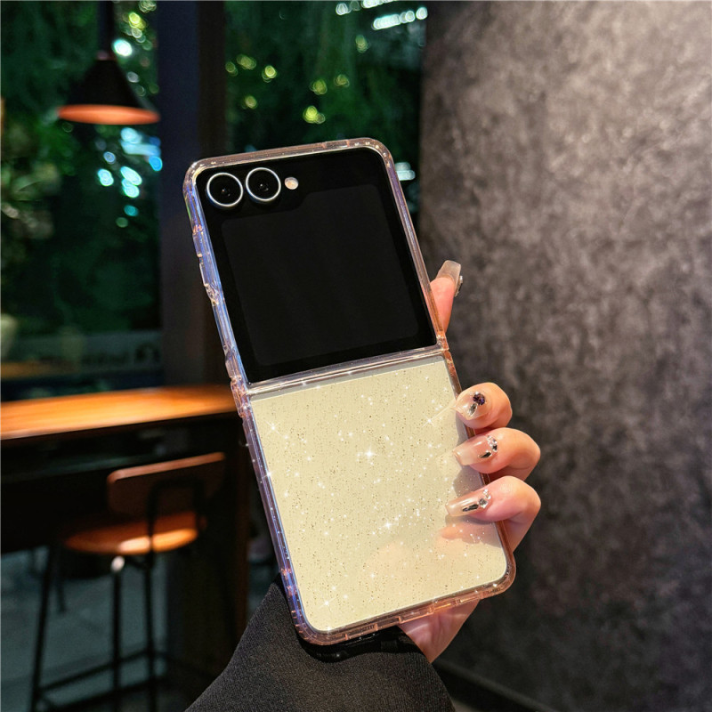 适用三星zflip7磁吸手机壳Zflip 7代折叠屏镭射渐变zflip6翻盖套|undefined