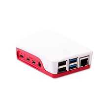 树莓派4代B官方外壳 Raspberry Pi 4B Case 经典红白色