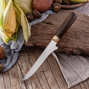 Steel Boning Knife, Meat Slicing Knife, Forged Steel, Sharp, Slaughtering and Cutting, Pork and Mutton Slicing, Fish Boning and Meat Cutting, Cross-Border