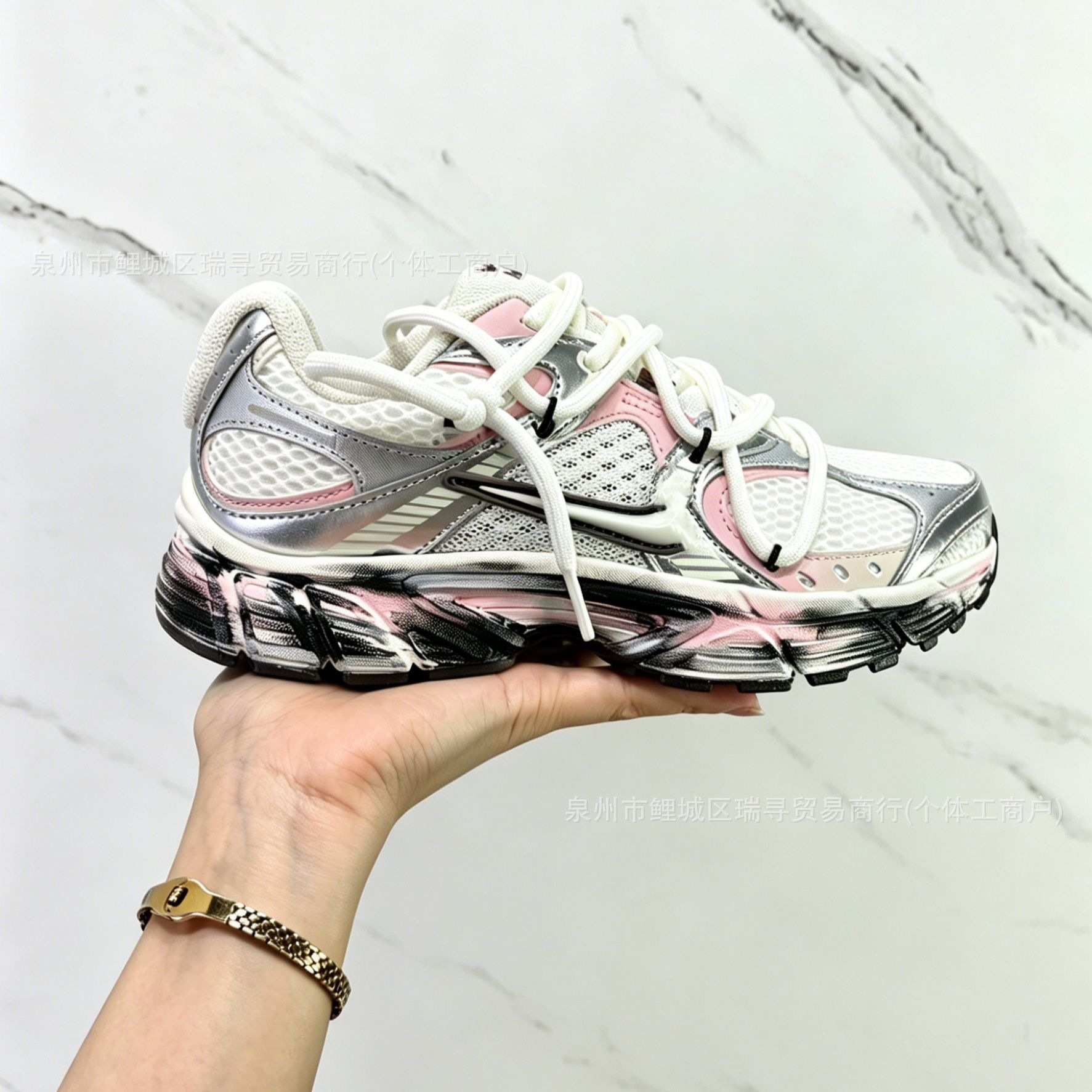 Version V5 RnrDIY dad shoes, authentic Putian-style shoes, unisex, retro, trendy, casual, and athletic running shoes