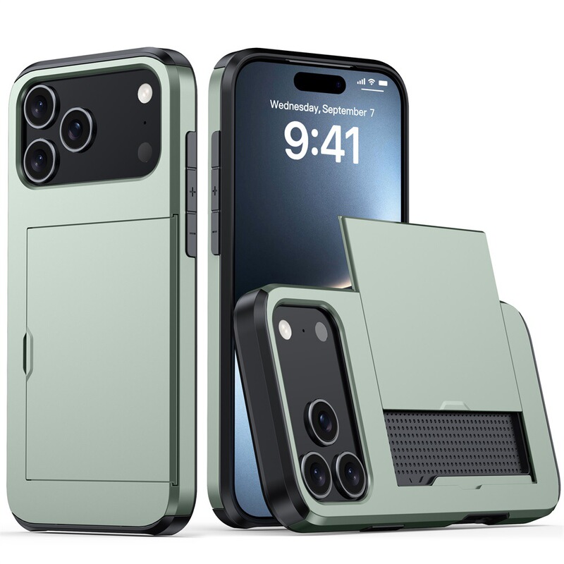 Suitable for Apple 17Promax Mobile Phone Case Iphone16 Slider Card Two-In-One Anti-Fall Wallet 15 Hard Shell 4 Suitable for Apple 17Promax Mobile Phone Case Iphone16 Slider Card Two-In-One Anti-Fall Wallet 15 Hard Shell 4
