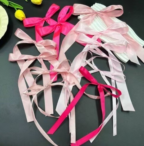 多巴胺成品蝴蝶结少女芭蕾风飘带鲜花束氛围感配饰派对背景挂饰品|undefined