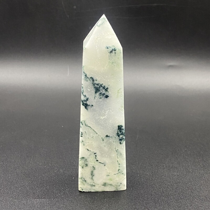天然水晶摆件水草玛瑙柱子手工雕刻件桌面摆件小摆件装饰摆件 买一送一 图 5