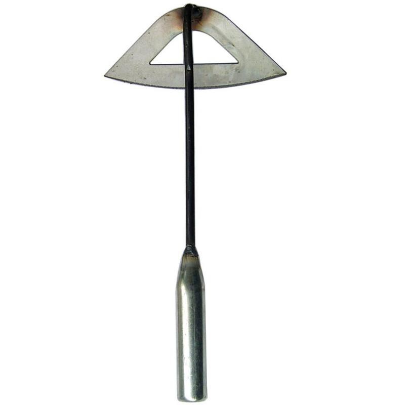 1 件装全钢硬化空心锄头手持除草耙植物蔬菜农场花园农具除草配件