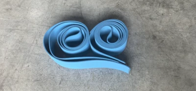 Double-sided blue nylon base belt for box sealing machine, transmission industrial belt, paging machine, traction machine, paper feeding flat belt (Avtomobil ötürücü kəmərləri) - double-sided-blue-paste-box-machine-with-30mm-thickness