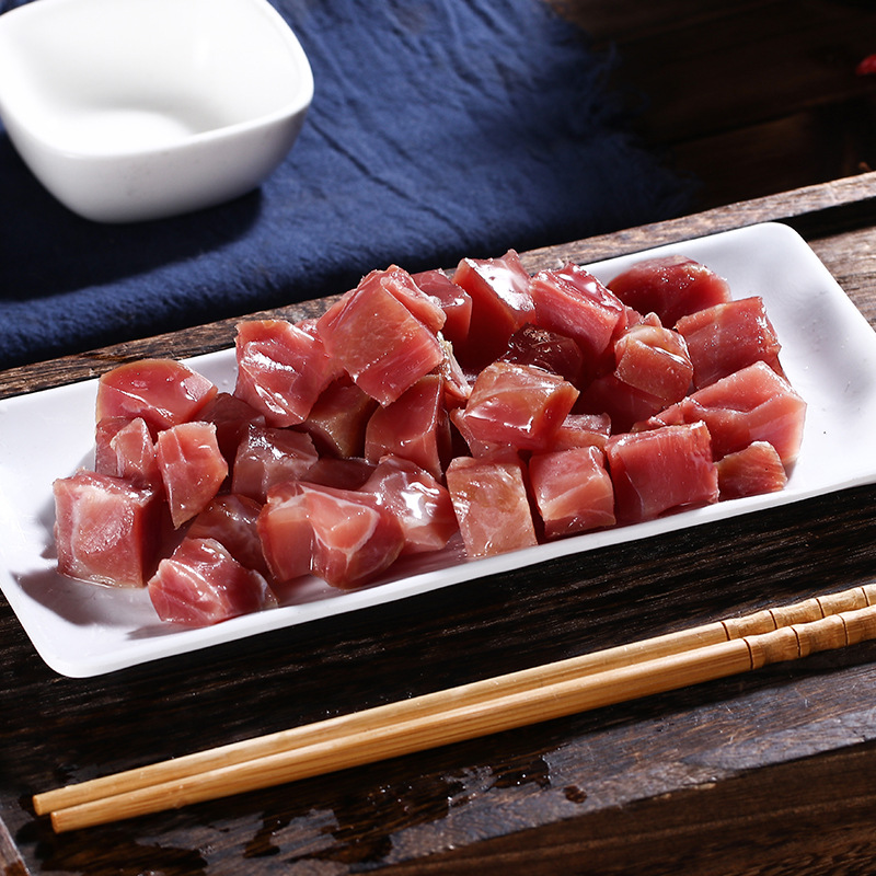 正宗金华火腿碎肉块边角料咸腌火腿肉丁中秋节月饼肉馅材料腊肉丁