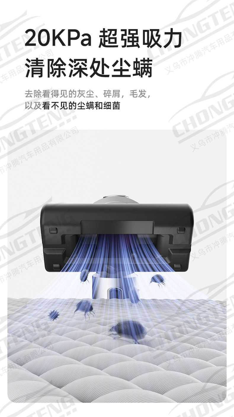 [Premium Selection] Car Vacuum Cleaner Handheld Small Wireless Dual-Use Blowing and Vacuuming Machine with Super Strong Suction for Car and Home Use