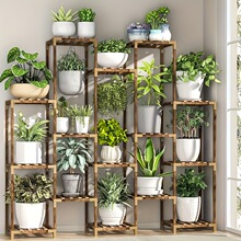 T 40951 Multi Layer Indoor Plant Stand ʵľ��㻨�� �羳