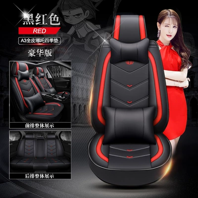 from the Source Factory, Universal seat cover - black-red-standard-version