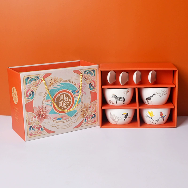 Керамическая столовая посуда набор, подарочная коробка, оптовая продажа