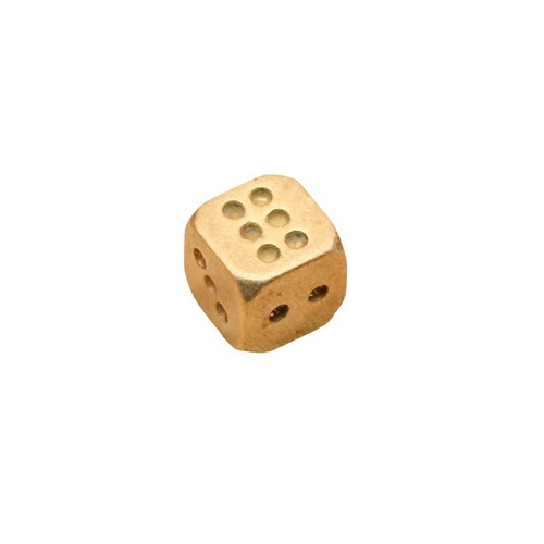 Personalized pure copper dice for bars and nightclubs, practical brass round dice accessories, crafts transfer gifts
