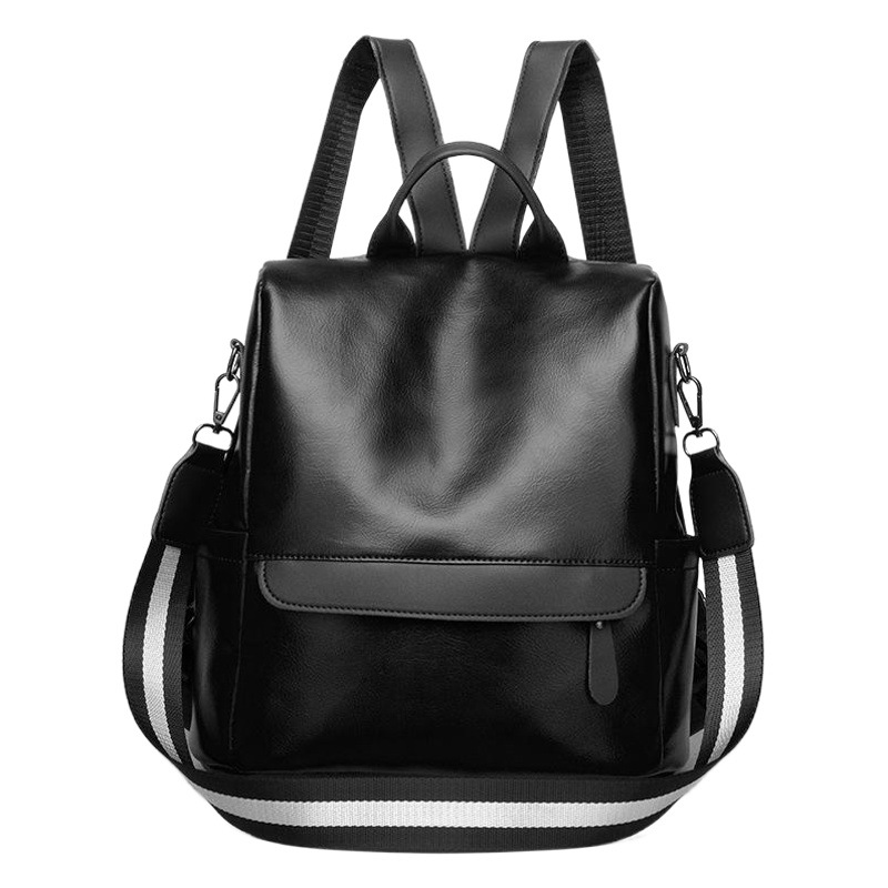 Mochila Transfronteriza 2025, Nuevo Estilo, para Mujer, Versión Coreana, Personalizada, Antirrobo, Moderna, de Cuero Suave, Retro