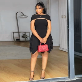 大码连衣裙;时尚休闲套装;连衣裙