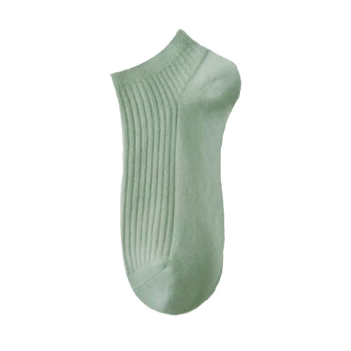 Women's Summer Socks, Thin Cotton Ankle Socks, Deodorant & Absorbent, Pure Cotton Solid Color Mesh Boat Socks for Summer