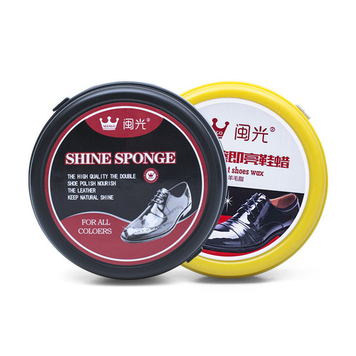 Wholesale Shoe Polish Leather Lamb Oil Genuine Leather Maintenance Oil Shoe Wax Integrated Soft Bristle Shoe Brush Shoe Care Gadget and Color Repair Magic