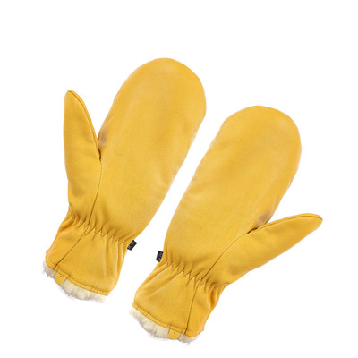 Aozhe Sheepskin thickening keep warm glove heat insulation Anti scald wear-resisting non-slip Braised child High temperature resistance oven Amazon