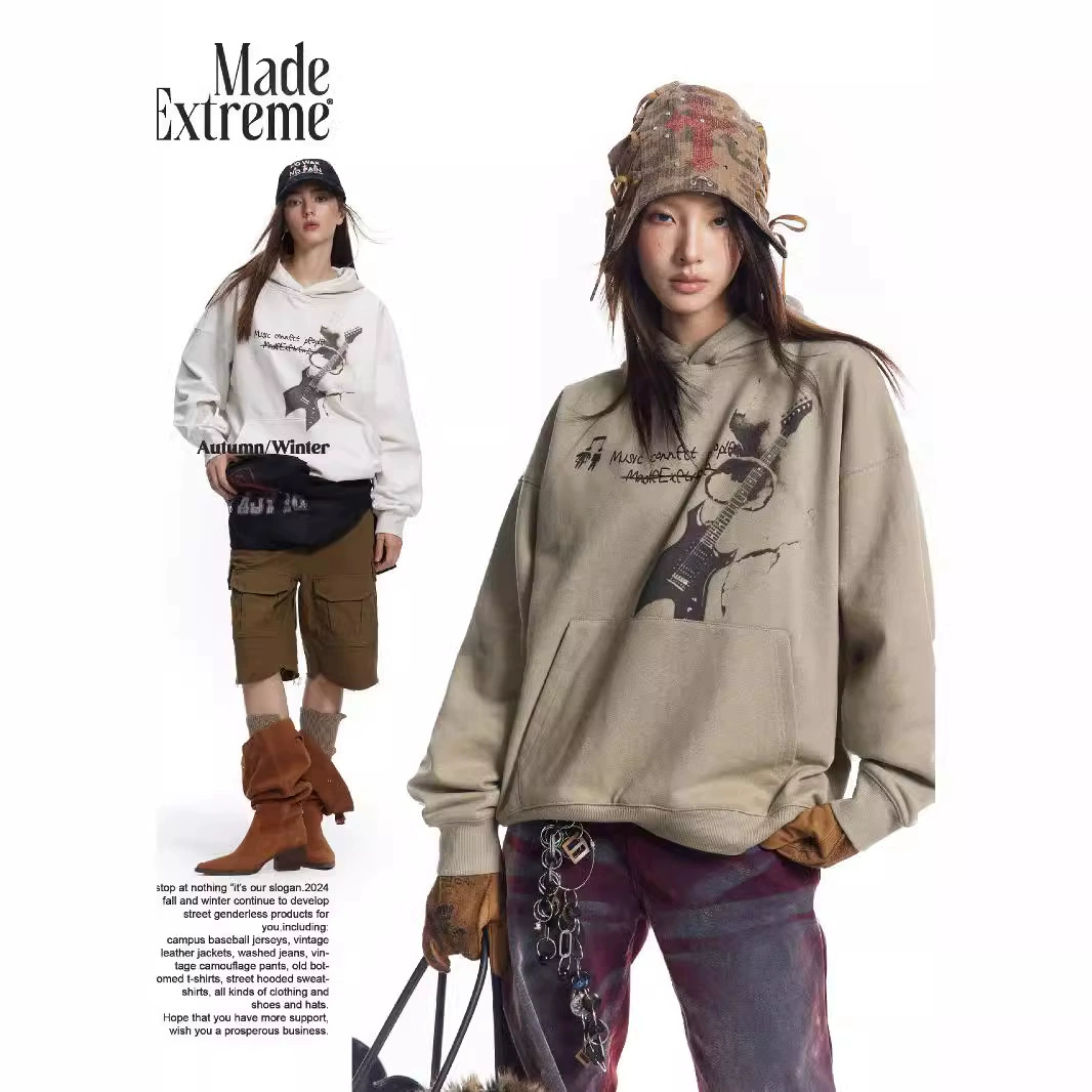 MADEEXTREME американский уличный рок гитарный принт