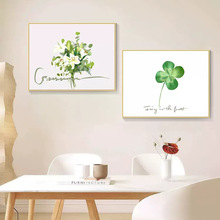 现代简约电表箱装饰画小清新配电箱遮挡绿植花卉电闸盒弱电箱挂画