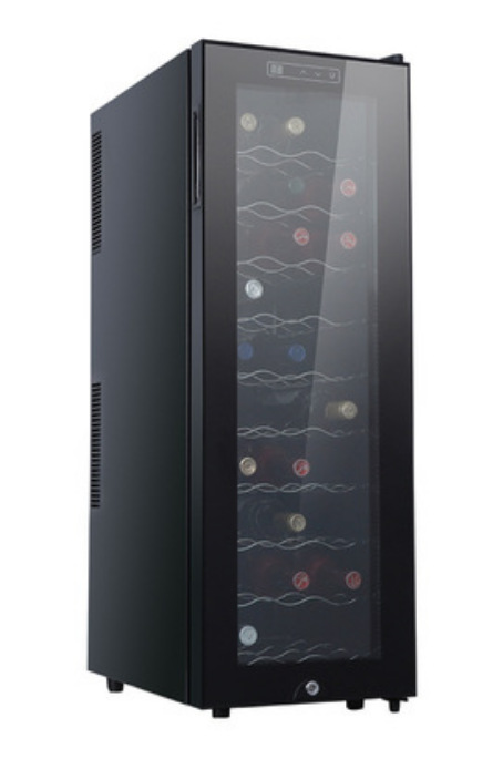 Origen de JC-78SW refrigerador electrónico de vino tinto pequeña puerta única temperatura del hogar hidratante gabinete de vino tinto