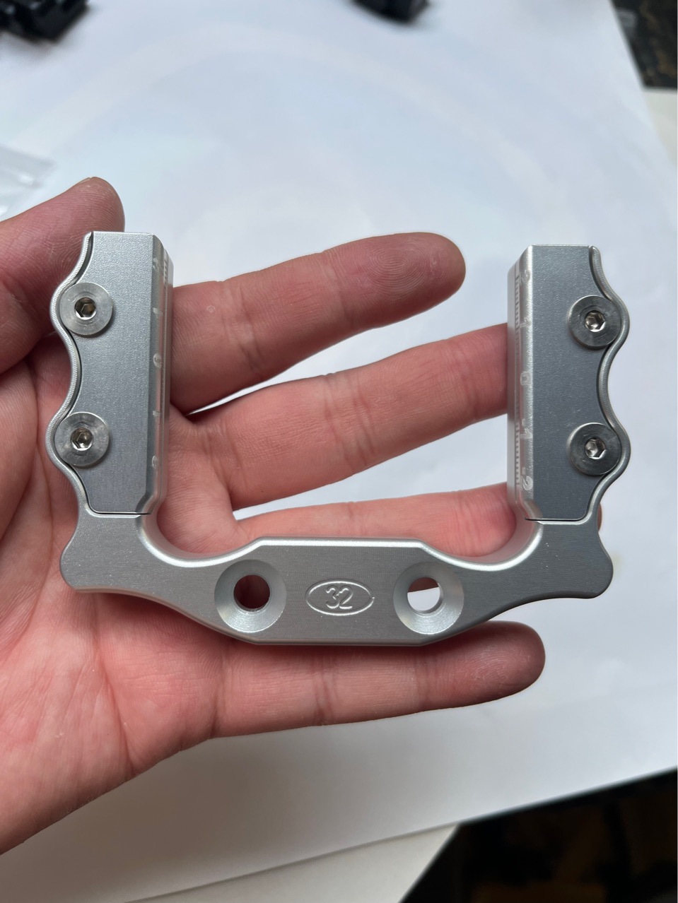 팬텀3210 새총 전용 액세서리 CNC 가공 대형 활문 빠른 압착 플랫 가죽 클립 활 머리