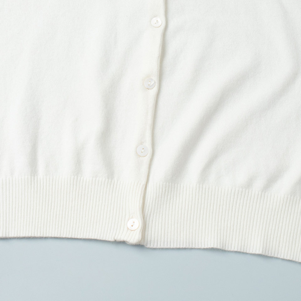 Bộ áo len dệt kim nữ cổ cao không tay kèm áo cardigan dáng suông — Áo vest màu nâu, Áo vest màu xám đậm, áo vest màu vàng, áo vest màu xanh chi tiết 47