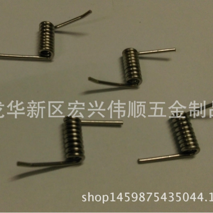 厂家直销各种扭簧不锈钢扭力弹簧 扭转弹簧加工 玩具单扭弹簧加工