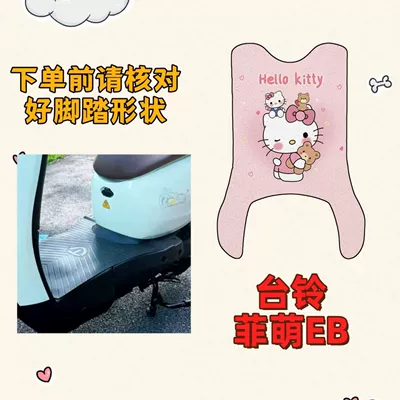 Electric vehicle foot mat: Set includes Tailbell Feimeng EB/2.0 special