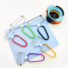 Melon Planer Vegetable Planer 304 Stainless Steel Dip Plastic Handle Peeler Vegetable Fruit Potato Cucumber Carrot Peeling Knife