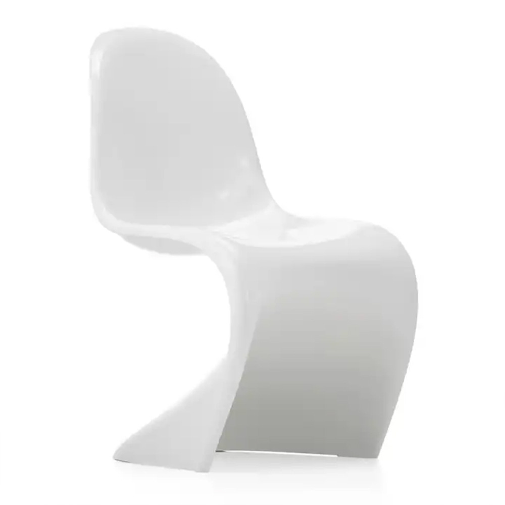 工厂批发咖啡店室内餐椅家具s形玻璃钢椅子设计独特