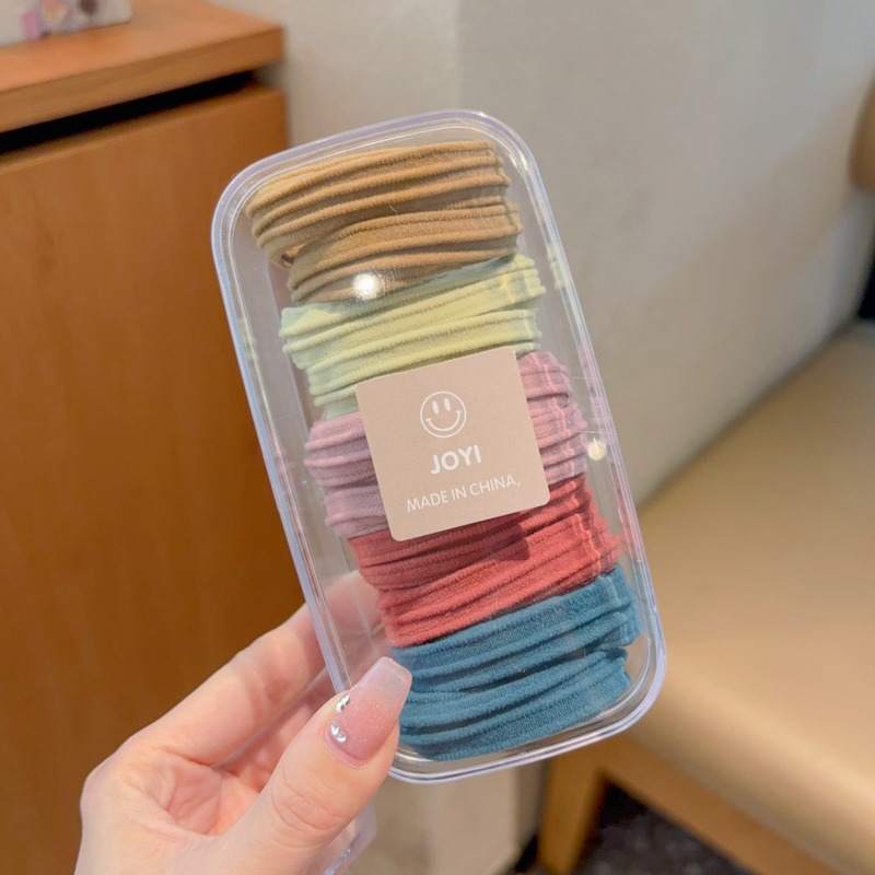 2024 nuevo cabello de cola de caballo de alta elasticidad para niñas no lastimar cabello de cabello de correa de cabello de correa de cabello de cabello duradero