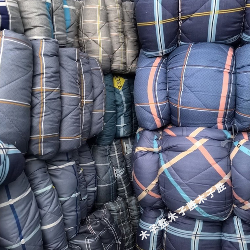 Migrant Worker Dormitory Work Cotton Quilt Single Bed Military Training Mattress Thickened Student Dormitory Mat Mattress Pad Quilt