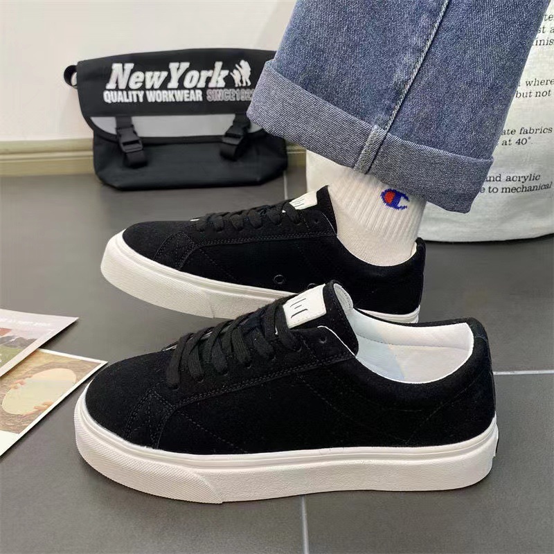 Autumn Instagram-style street fashion skateboarding sneakers for men, college chic, retro versatile casual canvas sporty shoes for men