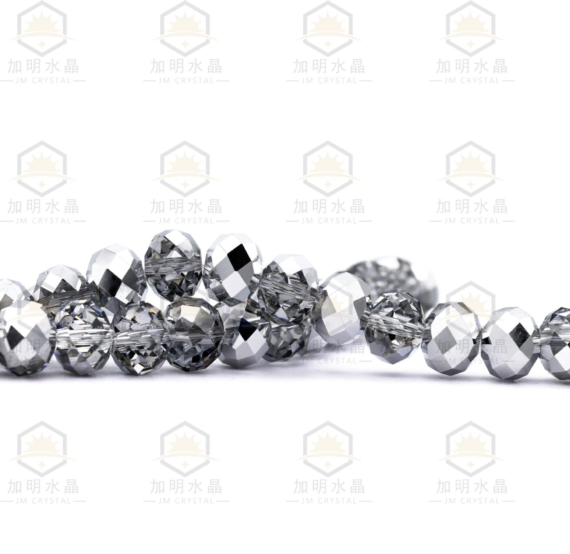 2 / 3 / 4 / 6 / 8 / 10MM imitación de Swarovski K9 buca austriaca ábaco de perforación de cristal de cristal image 35