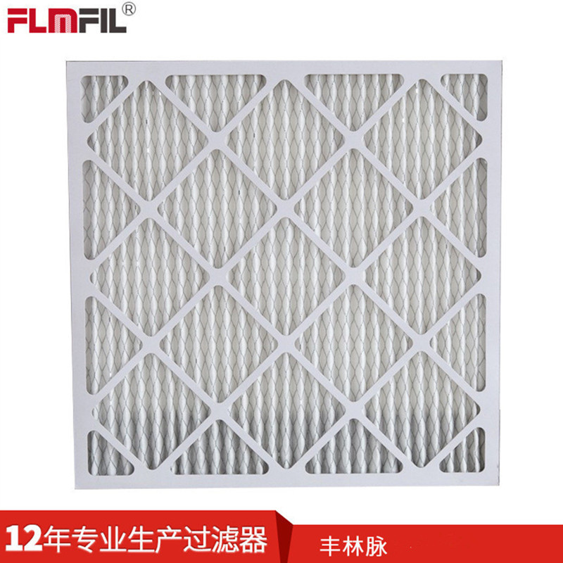 丰林脉专业制造空气过滤器纸框折叠滤网平板式空气过滤网过滤网
