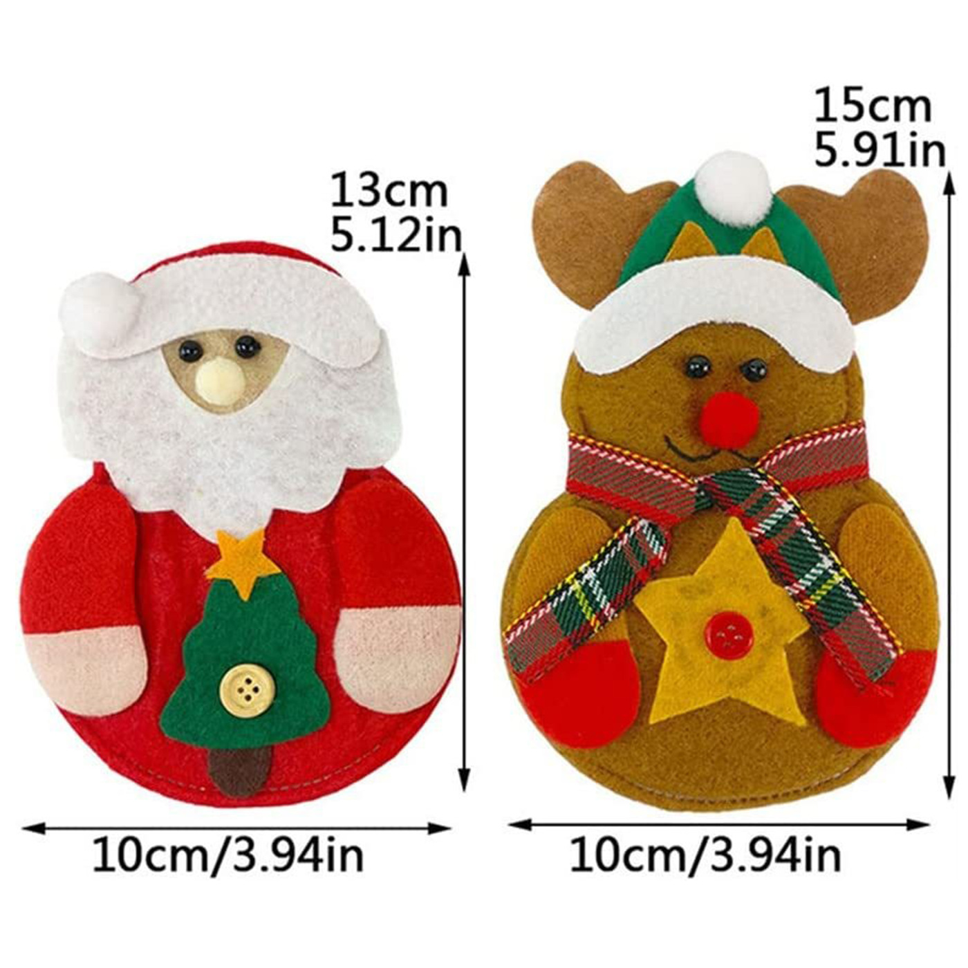 Decoración navideña Navidad creativa decoración de mesa navideña conjunto de vajilla navideña muñeco de nieve cuchillo y tenedor conjunto