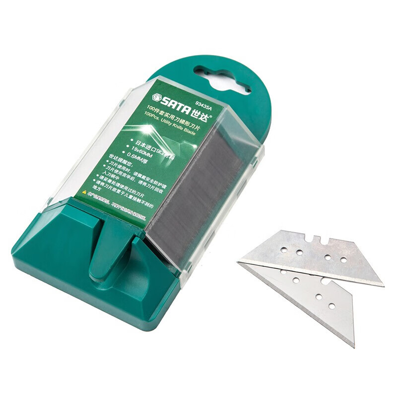 SDA SATA 93435A 100 piezas Kit de cuchillo práctico cuchillo trapezoidal
