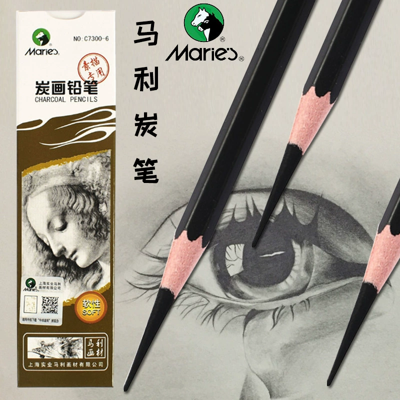 Мали Уголь карандаш C7300 набор карандашей для рисования уголь -Soft Medium Hard Special Soft Neutral 14B