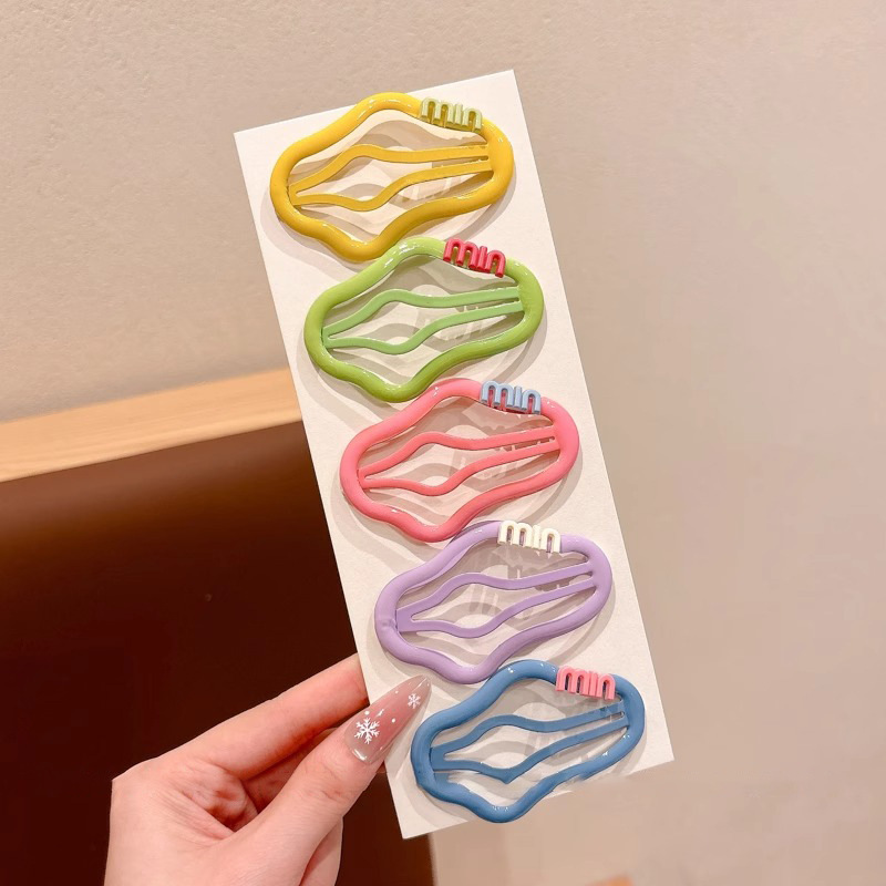 Niños dulces y lindos nubes clips bang niñas de alto valor facial clips de cabello rotos niñas frente lateral clips bb clips