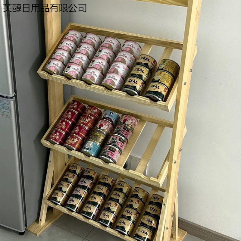 애완동물 디스플레이 랙, 고양이 통조림 랙, 보관 랙, 통조림 랙, 원목 고양이 사료, 레드 와인 랙, 보관 랙