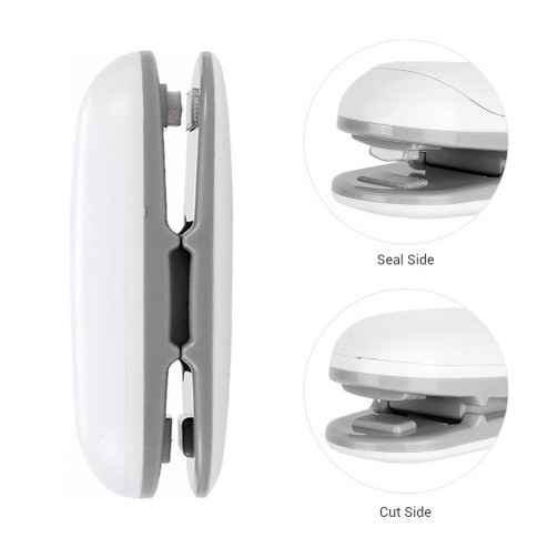 Snack Mini máquina de sellado pequeña máquina de sellado de plástico de embalaje bolsa de plástico para el hogar preservación de alimentos sellado al vacío corte