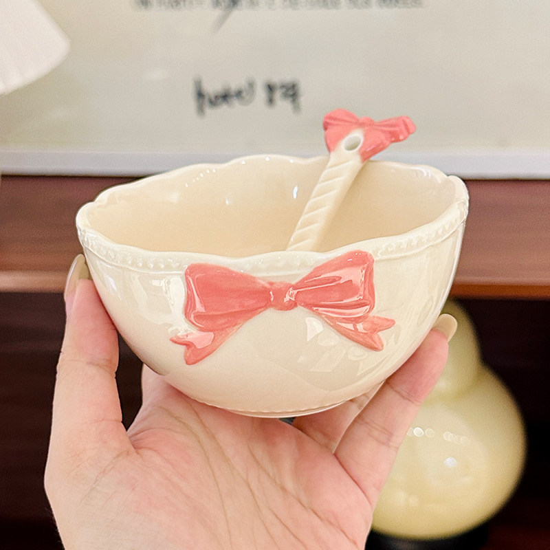 보우 비즈 도트 릴리프 - 4.4inch 라운드 보울