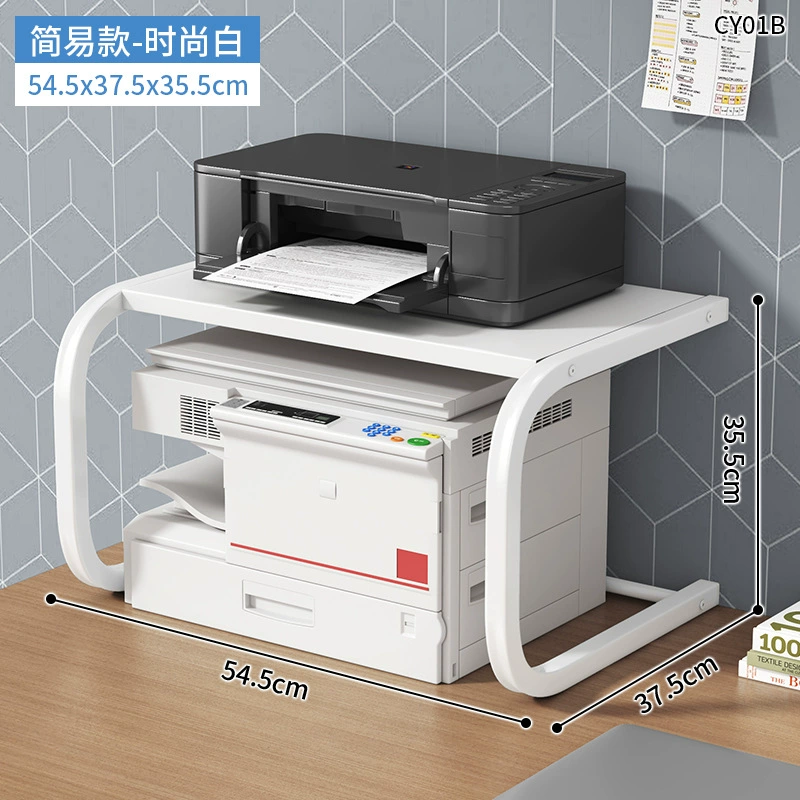 Microwave Shelf Rack, Desktop Adjustable Double-Layer, Thickened Metal, 55–60 cm Options