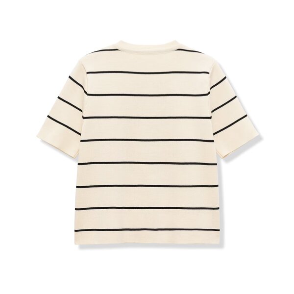 Knitted elastic small sweater