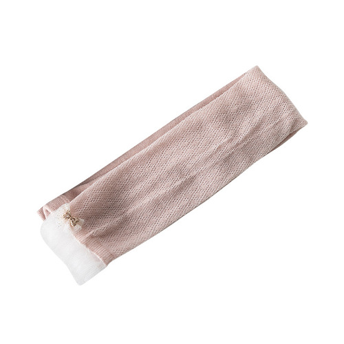  Summer New Ultra-Thin Mesh Lace Edge Bowknot Children's Three-Quarter Pants Girls Mosquito-Proof Leggings